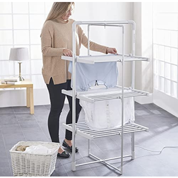 Easylife XL Heated Drying Rack with Timer for Efficient Drying