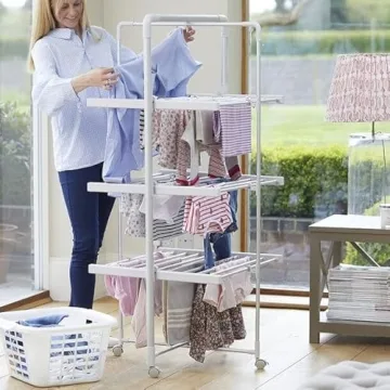 Easylife XL Heated Drying Rack with Timer for Efficient Drying