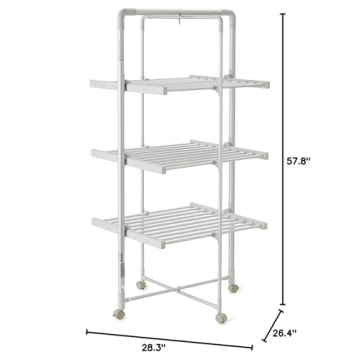 Easylife XL Heated Drying Rack with Timer for Efficient Drying