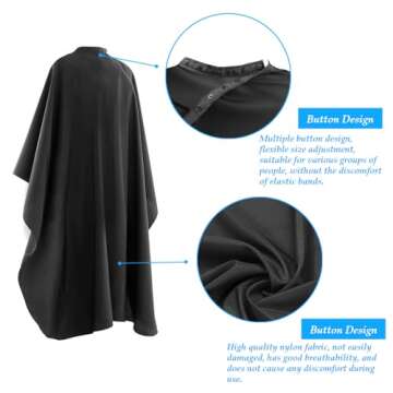 Waterproof Hair Salon Capes for Hairdressers and Stylists