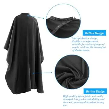 Waterproof Hair Salon Capes for Hairdressers and Stylists