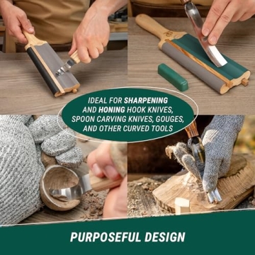 BeaverCraft LS5P1: Premium Wood Carving Strop Kit