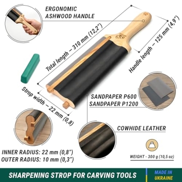 BeaverCraft LS5P1: Premium Wood Carving Strop Kit