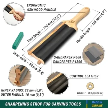 BeaverCraft LS5P1: Premium Wood Carving Strop Kit