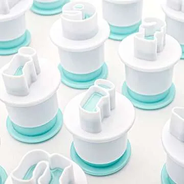 Suwimut 62 Pcs Fondant Cutters for Cake Decorating Tools