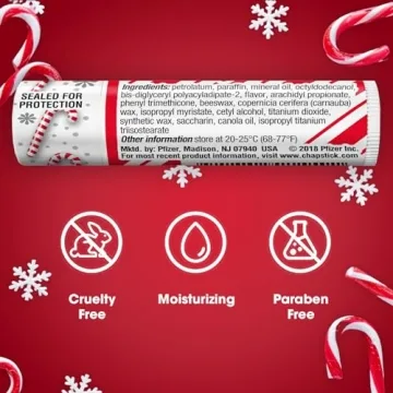 ChapStick Candy Cane Lip Balm – Moisturizing Holiday Favorite