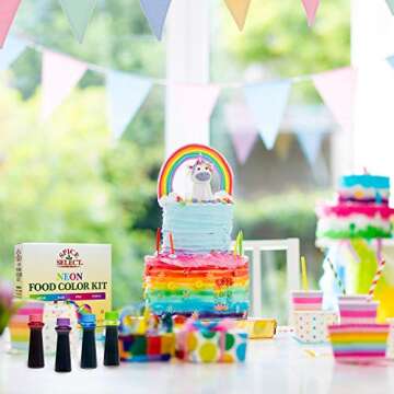 Spice Select Neon Food Colors: Vibrant Baking Necessity