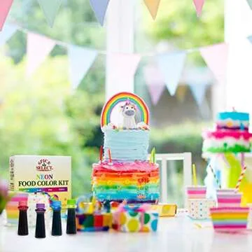 Spice Select Neon Food Colors: Vibrant Baking Necessity