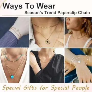 Trendy 18k Gold Oval Link Choker Necklace for Women