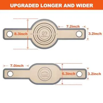 Silicone Bread Sling Oval and Round - Non-Stick & Easy Clean Reusable Oval Silicone Baking Mat for dutch oven. With Long Handles Sourdough Bread Baking mat tools supplier Liner (Gray)