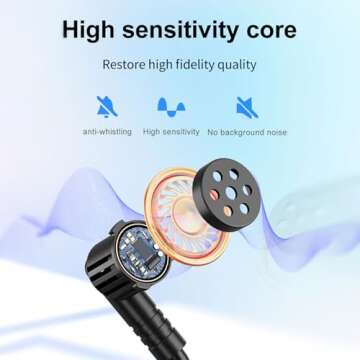 ZOWEETEK Wireless Headset Microphone – 165ft Range, Plug and Play