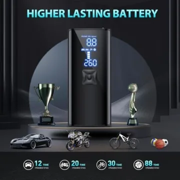 GJOSYOI Tire Inflator, 150PSI for Quick Inflation