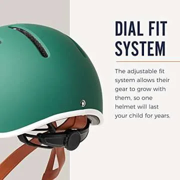 Thousand Jr. Kids Helmet & Bell - Children's Helmet Certified for Bike, Skateboard, Roller-Skate - Boys and Girls Bike Helmet with Matching Kids Bell Included