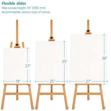 VISWIN Adjustable Height Easel - Perfect for Artists