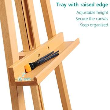 VISWIN Adjustable Height Easel - Perfect for Artists