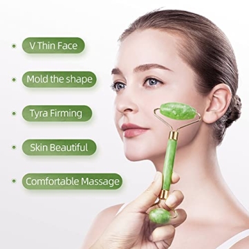 AECW Jade Roller for Natural Skin Rejuvenation and Glow