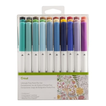 Cricut 30 Ultimate Fine Point Pens for Crafting & DIY