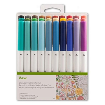 Cricut 30 Ultimate Fine Point Pens for Crafting & DIY