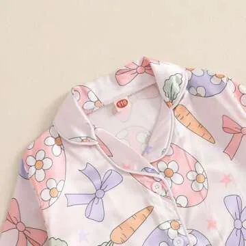 Soft and Cute Easter Pajamas for Toddler Girls