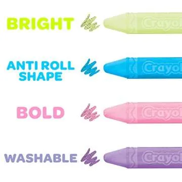 Crayola Washable Sidewalk Chalk Set, Outdoor Toy, Gifts for Kids, 72 Count [Amazon Exclusive].