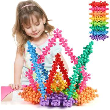 TOMYOU 200-Pc Building Blocks for Kids Aged 3+