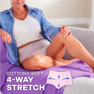 Always Discreet Women's Disposable Underwear for Incontinence