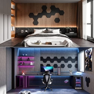 Dailycooper Self-Adhesive Acoustic Panels - Soundproof Foam