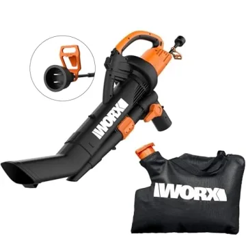 WORX WG509 12 Amp Electric Leaf Blower Vacuum Mulcher