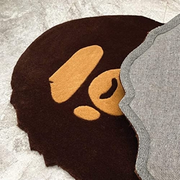 Budget Friendly Bape Face Rug for Home Decor