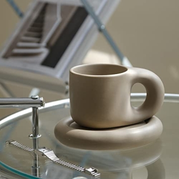 WENSHUO Chubby Funny Coffee Mug for Unique Sips