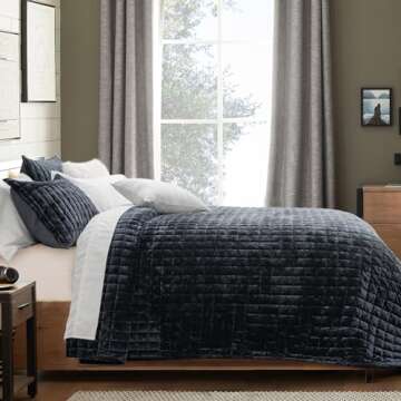 RECYCO Luxury Velvet Quilt Set - Elegant Bedding Comfort