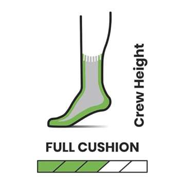 Smartwool Women's Hike Classic Edition Full Cushion Crew Socks - Eco-Friendly Comfort