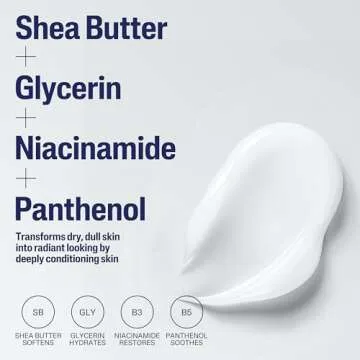 Cetaphil Body Lotion, Advanced Radiance Lotion with Shea Butter for Dry, Sensitive Skin, 20 oz, Fragrance Free, Hypoallergenic, Non-Comedogenic, Packaging may vary