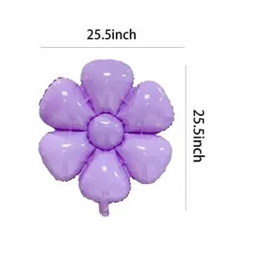 Flower Party Balloons for Happy Kids Birthday Decor