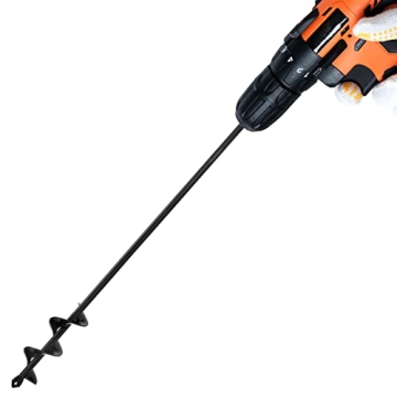 Ruooson Garden Auger Drill Bit - Quick Planting Tool for Drills