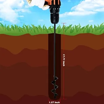 Ruooson Garden Auger Drill Bit - Quick Planting Tool