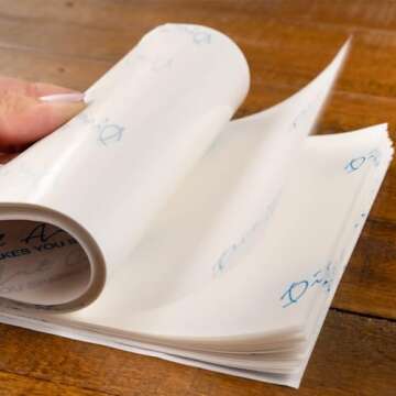 Diamond Art Club 200-Piece Premium Double-Sided Diamond Painting Release Paper Pack, Multiuse Painting Paper, Precut Cover Replacements, 4" x 4" (10 x 10 cm)