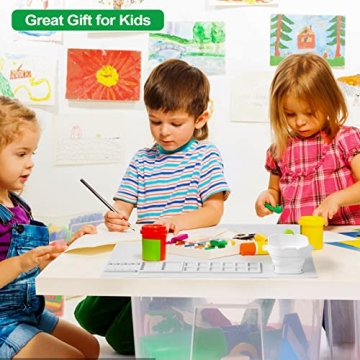 AWOKE 20"X16" Silicone Painting Mat with Water Cup