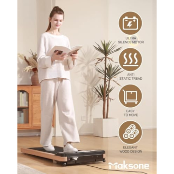 Maksone Under Desk Treadmill for Home Office Fitness