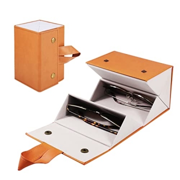 ANYGIFT Sunglasses Travel Organizer 4 Slots Portable & Stylish