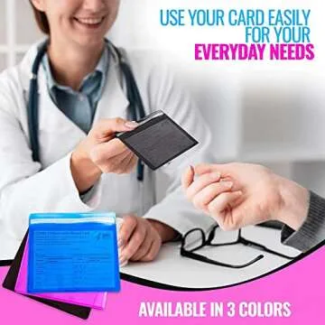 3 pack Lion Tactical Vaccination Card Holder Protector. CDC Covid-19 Vaccine, Immunization, Card Holder. Auto Insurance Card. Baseball Card, Black (1)