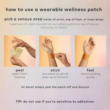 The Good Patch Be Calm Patch with Hemp, Unwind + Decompress, Natural Patch with Hemp Extract, Ashwagandha Root, Passionflower, Plant Powered Wearable Wellness, Sustained Release (8 Total Patches)