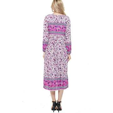 UIMLK Boho Maxi Dress for Women - Chic Summer Style