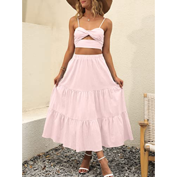 Trendy ANRABESS Women’s Summer Boho Skirt Dress 2024