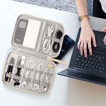 SELlyFELLY Compact Electronics Travel Organizer