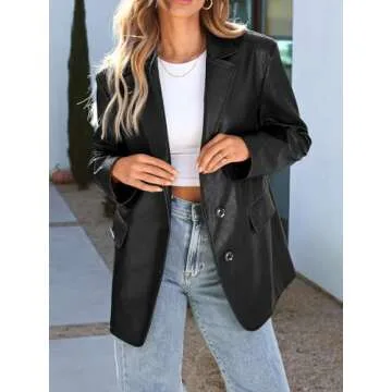 AUTOMET Womens Leather Jackets Going Out Outfits Faux Bomber Winter Coat Fall Fashion Clothes 2024