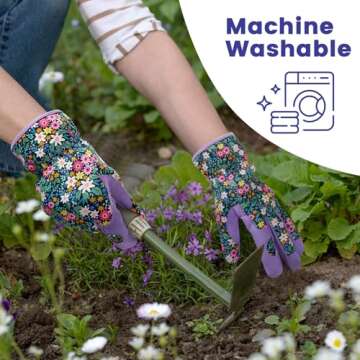 Gardening Gloves - Firm Grip, Breathable, Thorn Proof for Digging, Planting and Pruning