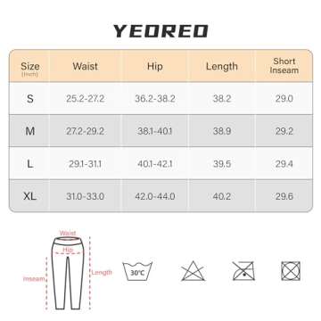 YEOREO Women Flare Leggings Short Inseam Lynnie Bootcut Yoga Workout Pants High Waist Bell Bottom Workout Legging Navy L