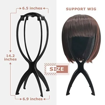 Dreamlover Wig Stand for Multiple Wigs - Durable 3 Pack