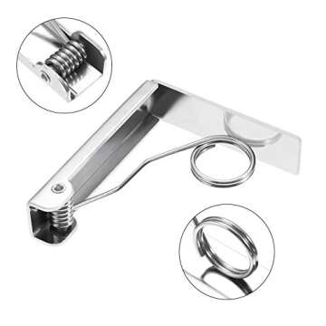 Maxdot Tablecloth Clips Stainless Steel Table Cloth Cover Clamps for Outdoor and Indoor (6)